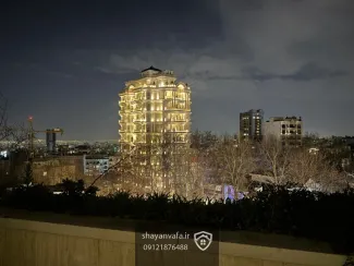 واحد لاکچری با تراس ۱۱۰ متری در نیاوران – ویوی ابدی