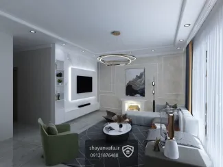 آپارتمان ۱۰۰ متری نوساز و لاکچری در قیطریه – مدرن و خوش‌نور